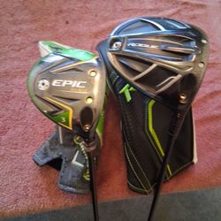 Callaway Rogue Driver @ Epic Flash 3 Wood 
