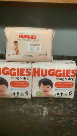 Huggies Size 6, Jumbo Packs $23 All 