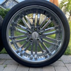 5 lug nut rims / rines de 5 birlos (5x120) size: 22”