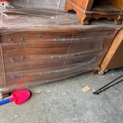 Vintage Dresser 6 Drawer 