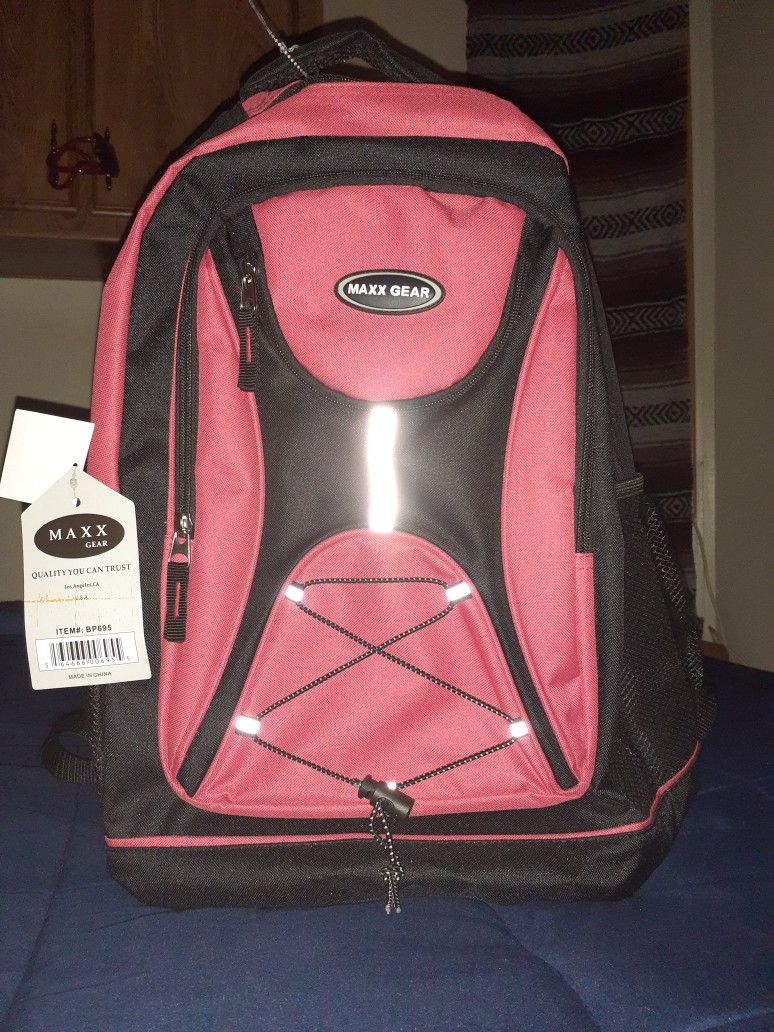 Nice Heavy Duty Strong Back Pack With Extra Padding On The Straps And On The Back Part As Well For More Back Support And Comfort