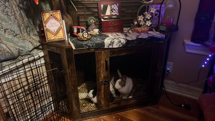 Animal corner furniture cage