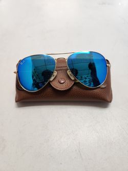 Ray-Ban Aviator Sunglasses Blue Mirror Lenses