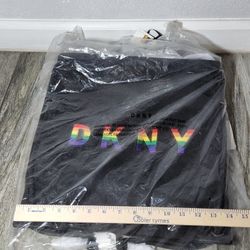 DKNY Rainbow Pride Drawstring Backpack Bag Embossed New With Tags.

New, packed inside the DKNY factory logo bag.. Never opened or used. Great stylish