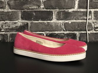 UGG Diva Pink Suede Skimmer Flat