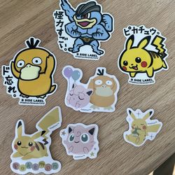 Pokémon stickers (7)