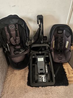 EVENFLO CAR SEAT TRAVEL SET