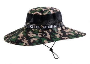 Wide-brim sun hat
