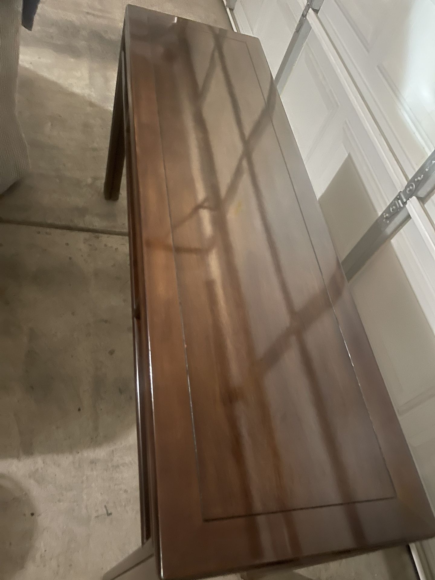 Sleek Wood Console Table