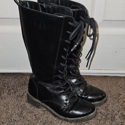 Girls Combat Boots Size 13