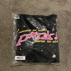 Sp5der Black Hoodie 