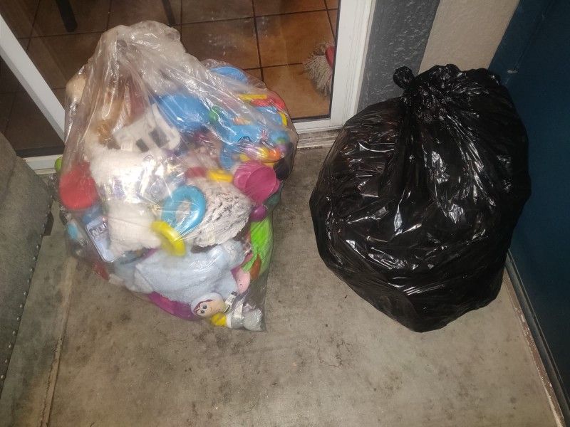 Two Large Bags of Used Children's Toys 