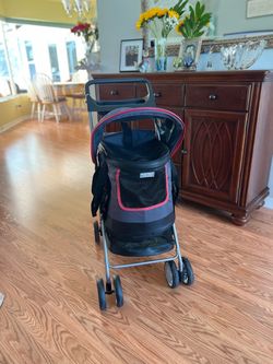 Top Paw 3-in-1 Pet Stroller with Detachable Carrier – Excellent Condition