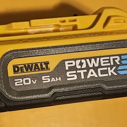 DEWALT Powerstack 20V MAX 5ah Battery(price firm)