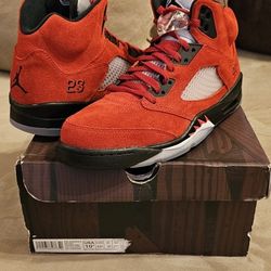 Nike Air Jordan Retro 5 Raging Bull Toro Red UNC OG White Cement Chicago Lost & Found 1 2 3 4 5 6 7 8 13 11 9 12 Reimagine Thunder Yellow Carolina 