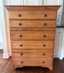 Highboy Tall Solid Wood Dresser