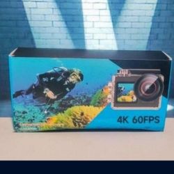 ODDV 4K60FPS 30MP Action Camera with Front LCD and Touch Rear Screens