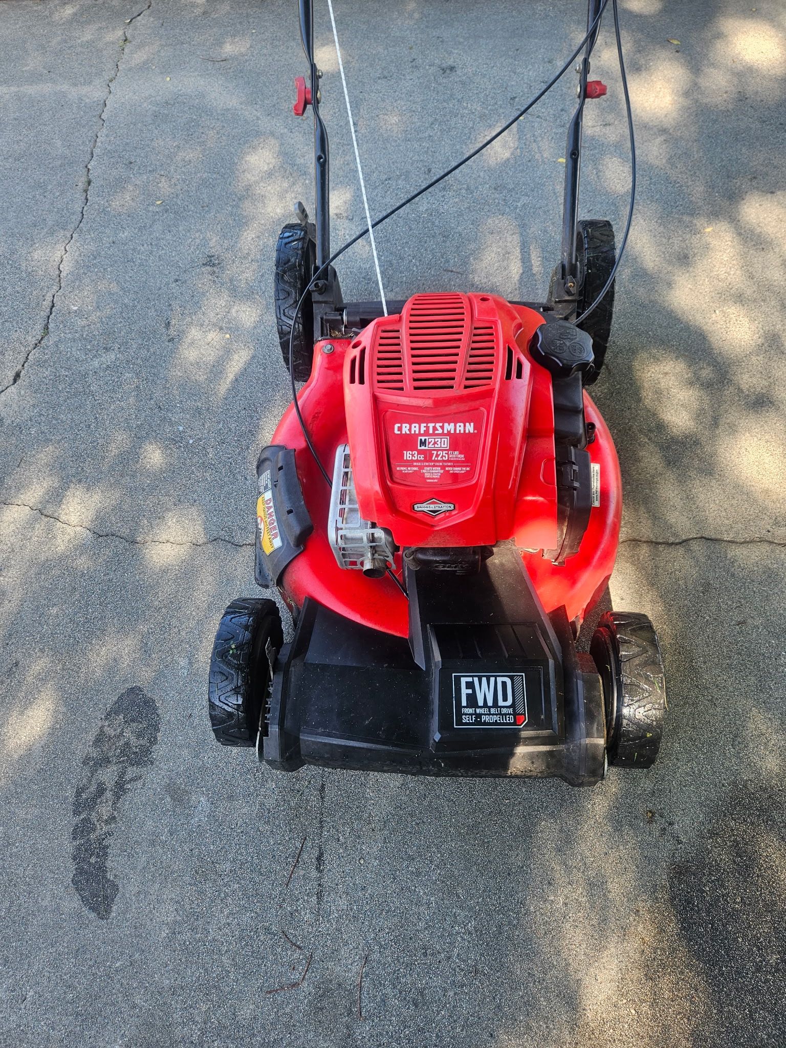 Self Propelled Lawn Mower NO BAG