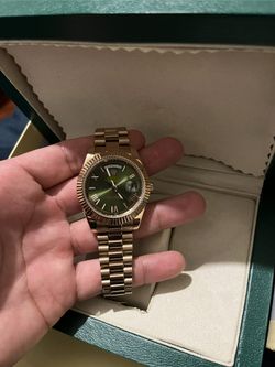 41mm Olive Day Date W/box