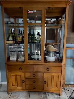 Wood Cabinet with drawls