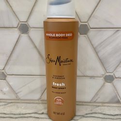 Shea Moisture deodorant whole body deo. Aluminum free body spray with coconut & hibiscus scent NEW