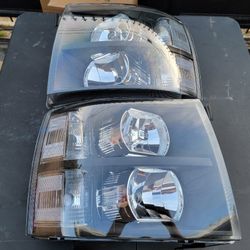 07-13 Chevrolet Silverado Headlights Luces Micas Calaveras Faros Faroles Chevy