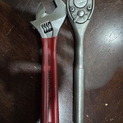 Proto 1/2" Ratchet and Adjustable Wrench
