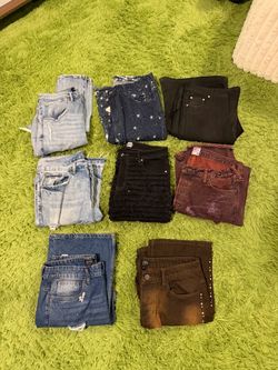 Mixed Lot of 8 Mens Jeans and Pants