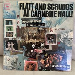Lester Flatt And Earl Scruggs At Carnegie Hall! 12" Vinyl 