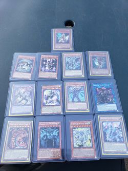 All Cards Are rare Holo Glowing. In the dark they glow different from sun. Yu-Gi-Oh 1996 1st edition New Conditions Cards all for $600! Firm or trade 