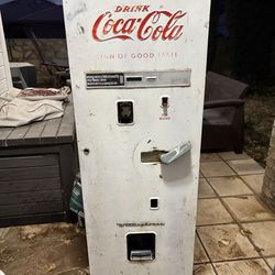 Vintage coke vending machine