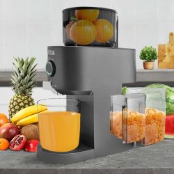 SPZTJK 5.5-Inch Wide-Mouth Cold Press Juicer W/Pulp Separator