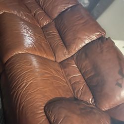 Leather Sectional
