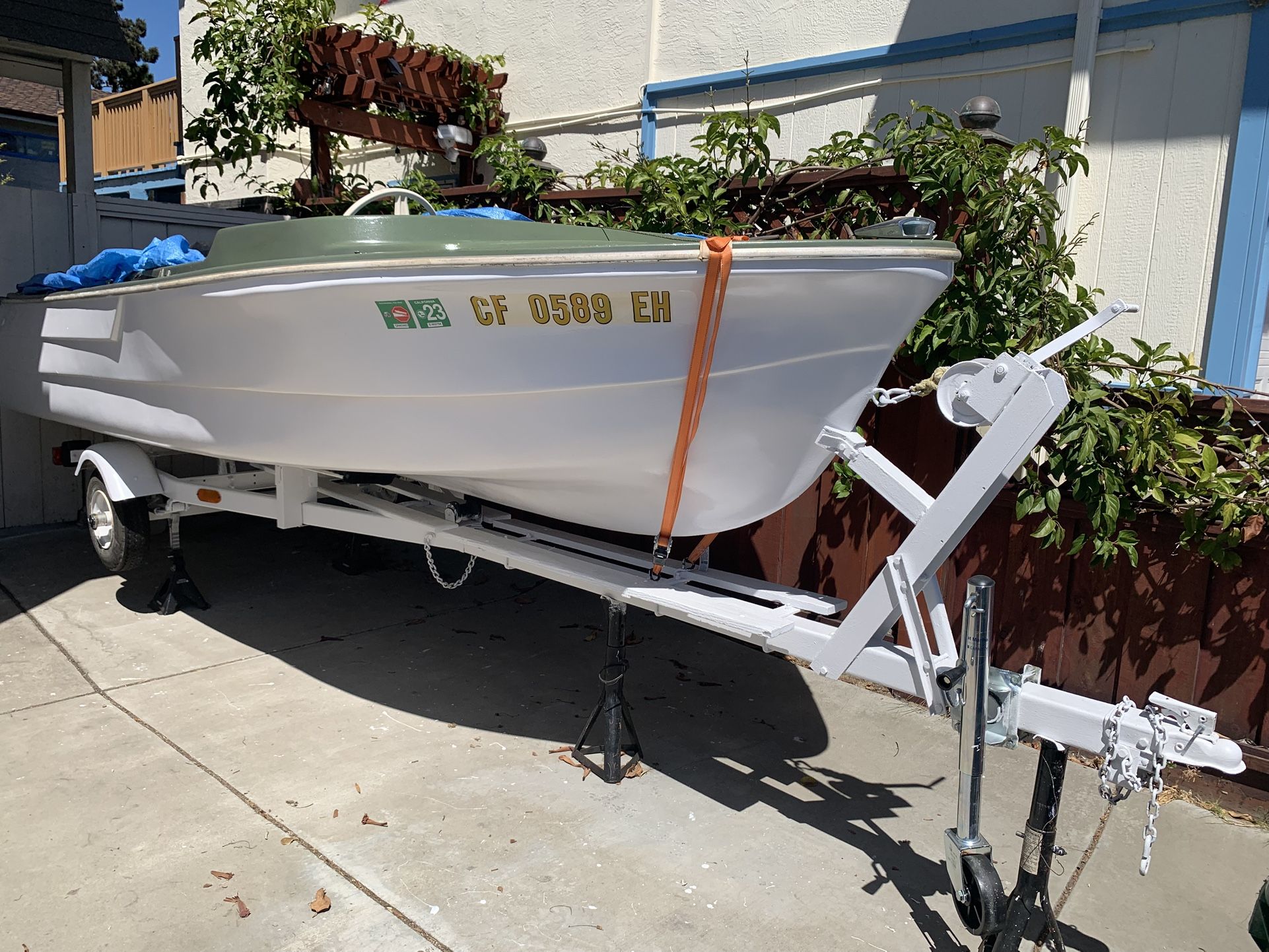 Fishing Boat, The Original 1969 Emerald Green except Refurbished