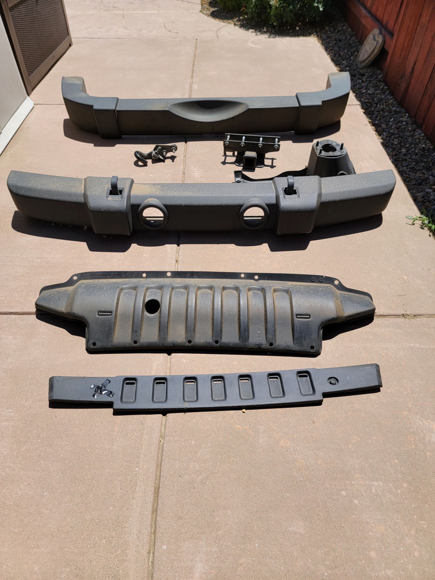 2015 Jeep Wrangler original front and rear bumper