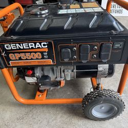 Generac GP5500 Generator Good Working Condition.