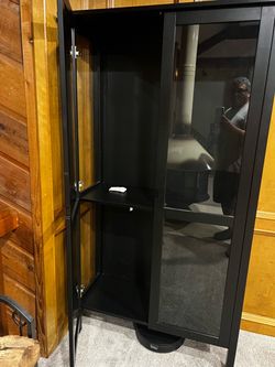 5 Shelf Display Cabinet with Glass Door