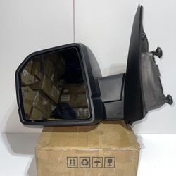 Ford F-150 OEM Style Power / Heated / Signal / Puddle Light Driver Side Mirror for 2015 to 2018