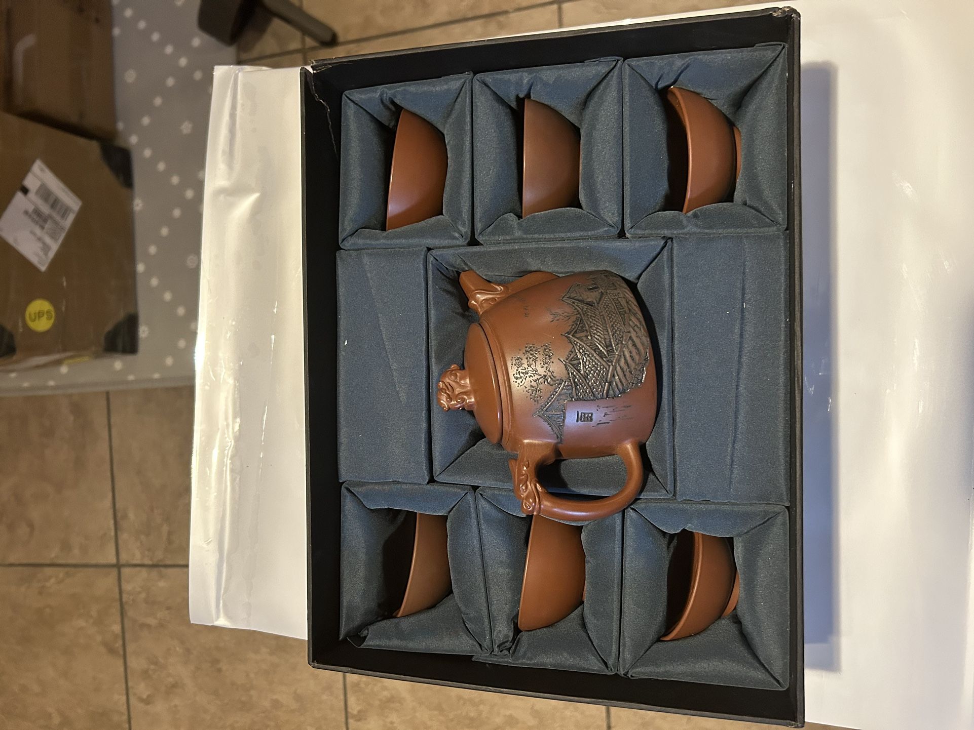 Chinese Handmade Qinzhou Nixing Clay Teapot Set,All Products : American Fashion Style Bags On Sale