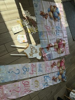 Gender Reveal Decor