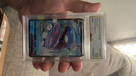 Kyogre V Crown Zenith #037 AGS Gem Mint 10