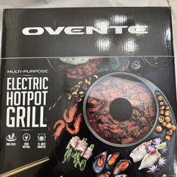Ovente Multi-Purpose Electric Hotpot Grills