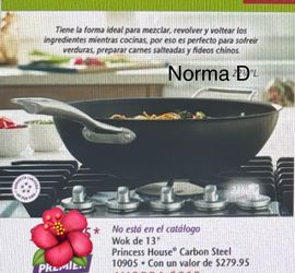 Wook de 13 “ hondo carbón steel Nuevo en su caja 🌺 princess house 🌺
