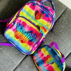 GIRLS BACKPACK AND LUNCH BAG