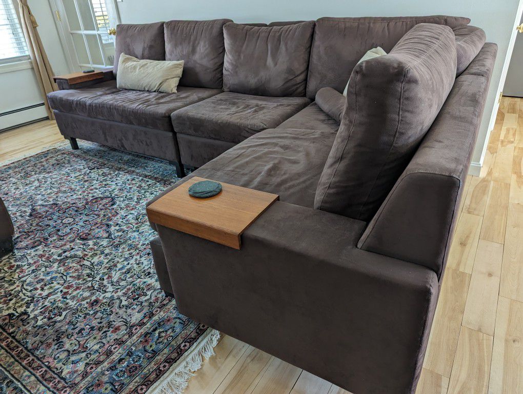Modern Custom Built Sectional Sofa Set