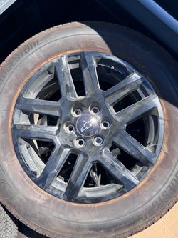 Set of wheels from 2026 Silverado 1500