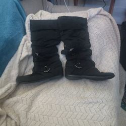 Dolce by Mojo Moxy Women's Riding Boot (1275) Black Size 7 1/2 