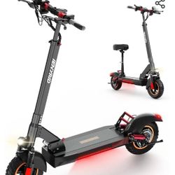  Electric Scooter with Seat, 28 Mph Max Speed & 31 Miles Max Range