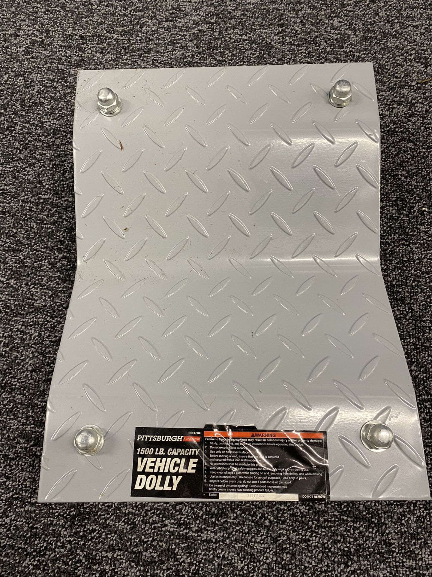 Car Dollies 1500# Per Dolly