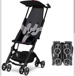 gb Pockit Air All Terrain Compact Travel Stroller Velvet Black Foldable